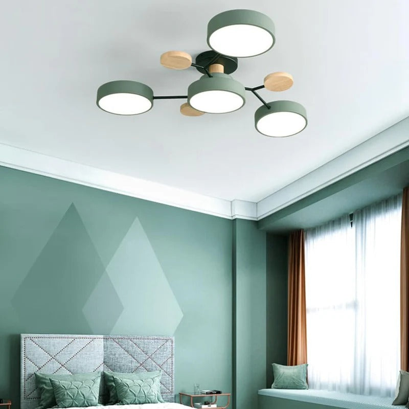 Modieuze Halo LED-plafondlamp voor een hedendaags en elegant interieur.