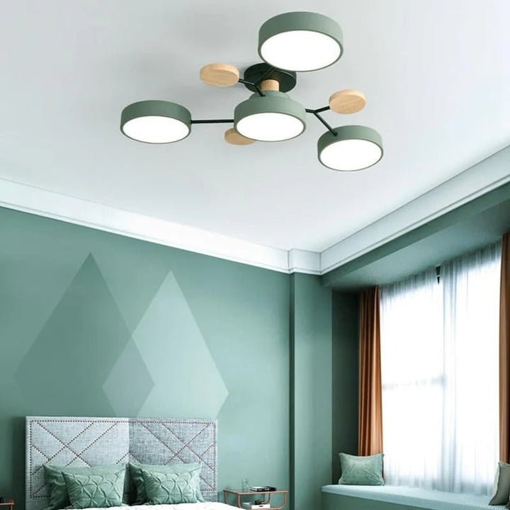 Modieuze Halo LED-plafondlamp voor een hedendaags en elegant interieur.