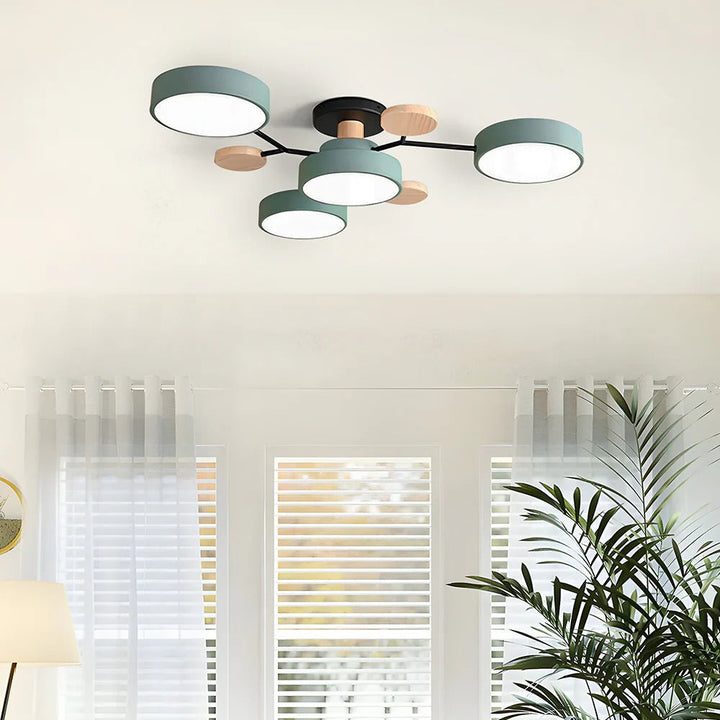 LED-plafondlamp met uniek Halo design, ideaal voor een strakke en moderne look.