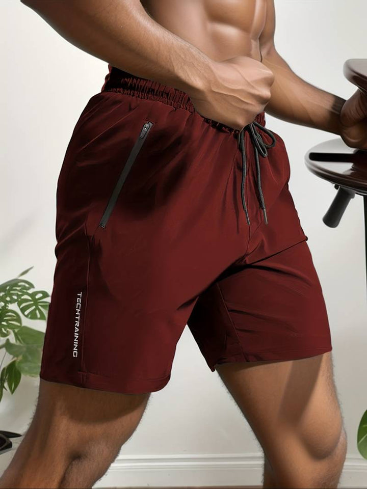 Heren sneldrogende shorts in blauw, ideaal voor zomerse dagen, strand en vrije tijd. Comfortabel & stijlvol.