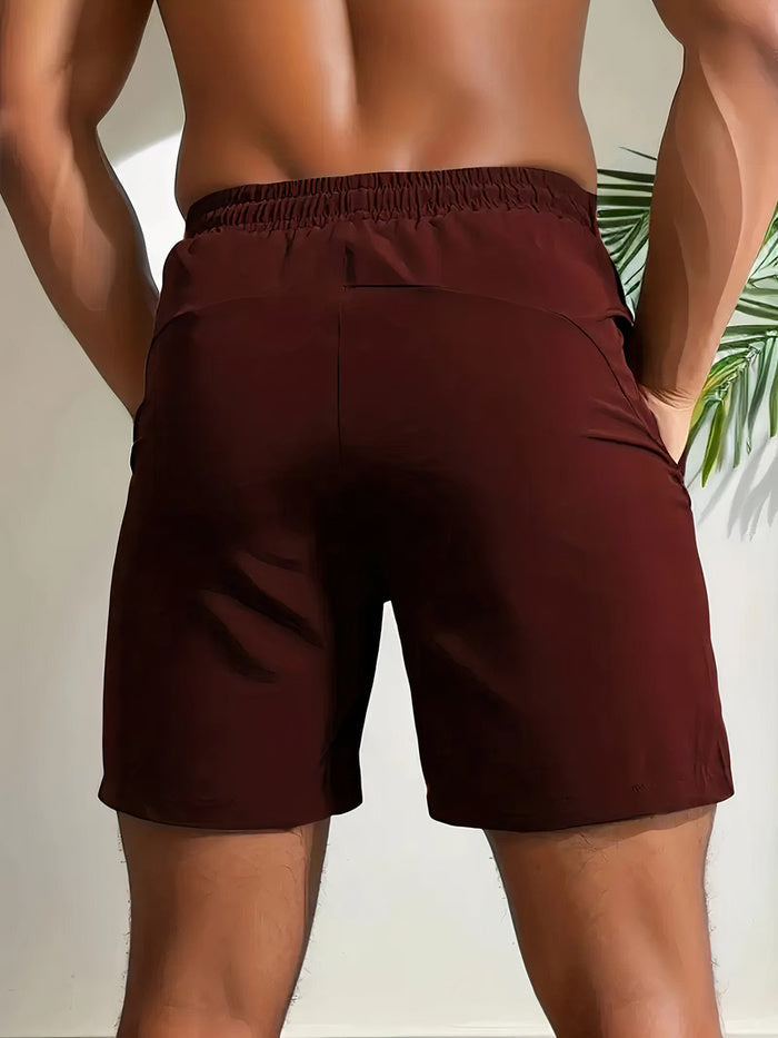 Stijlvolle heren zomer shorts, perfect voor casual kleding en ontspannen vrije tijd. Comfortabele pasvorm.