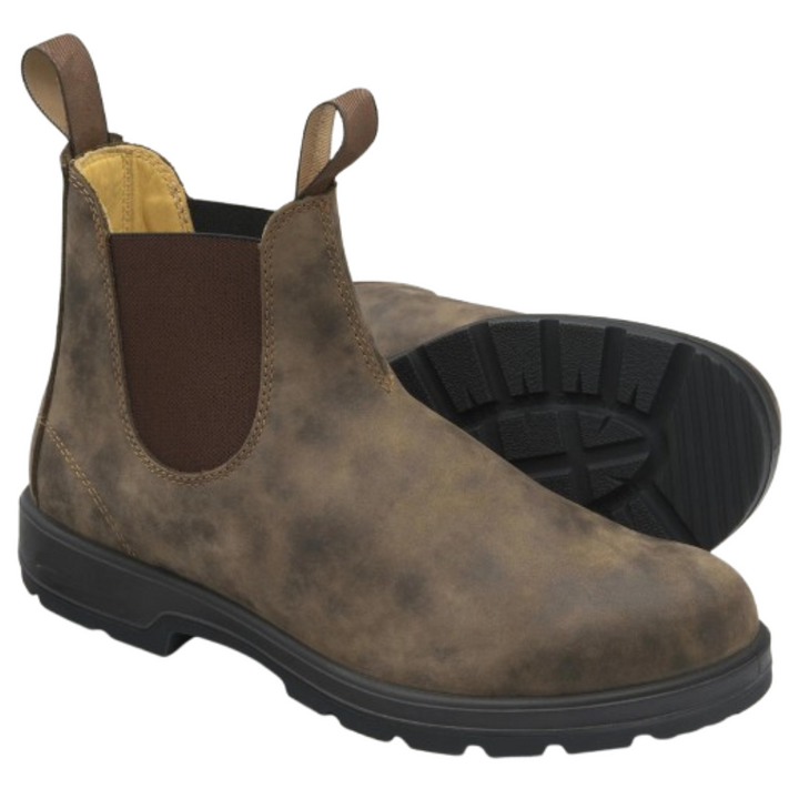 Bovenafzicht van warme Finn Chelsea snowboots, ideaal voor droge en warme voeten in de winter.