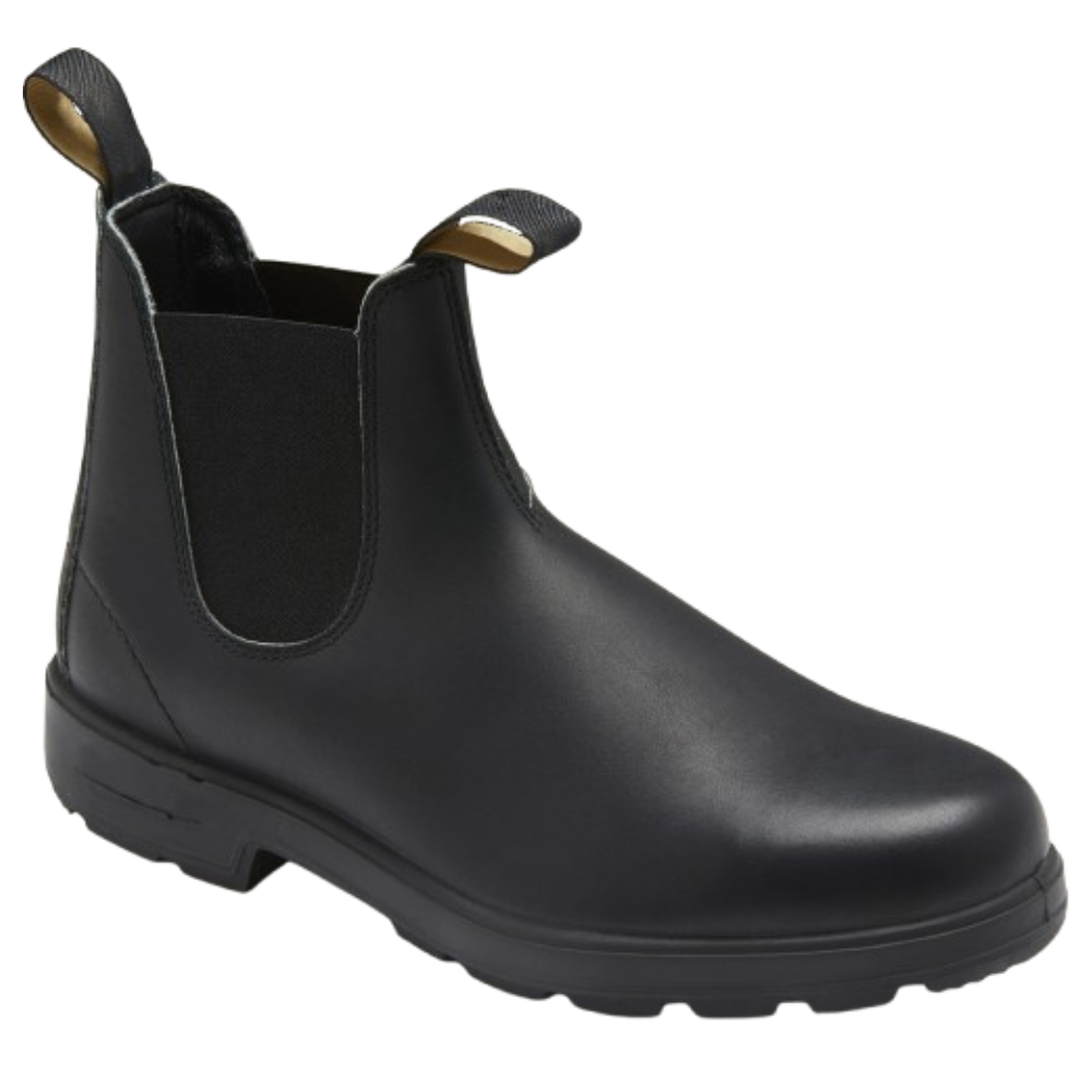 Profiel van de trendy Finn Chelsea winterlaars, met robuuste constructie en moderne uitstraling.
