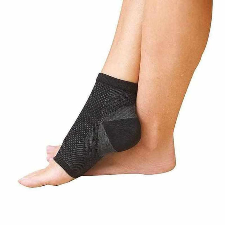 Enkel compressiesokken voor betere doorbloeding en comfort. Helpt tegen vermoeide voeten na lange dagen of sport.