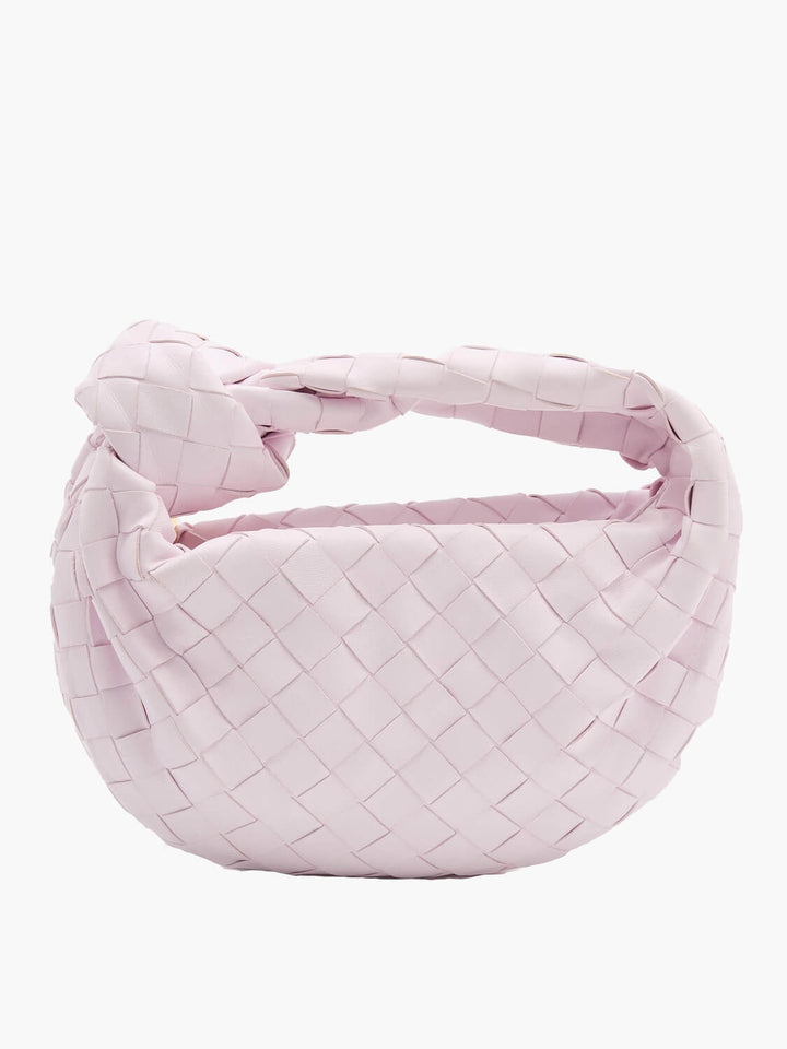 Duurzaam geweven minitas voor dames, stijlvol en veelzijdig, een ethisch mode-item.