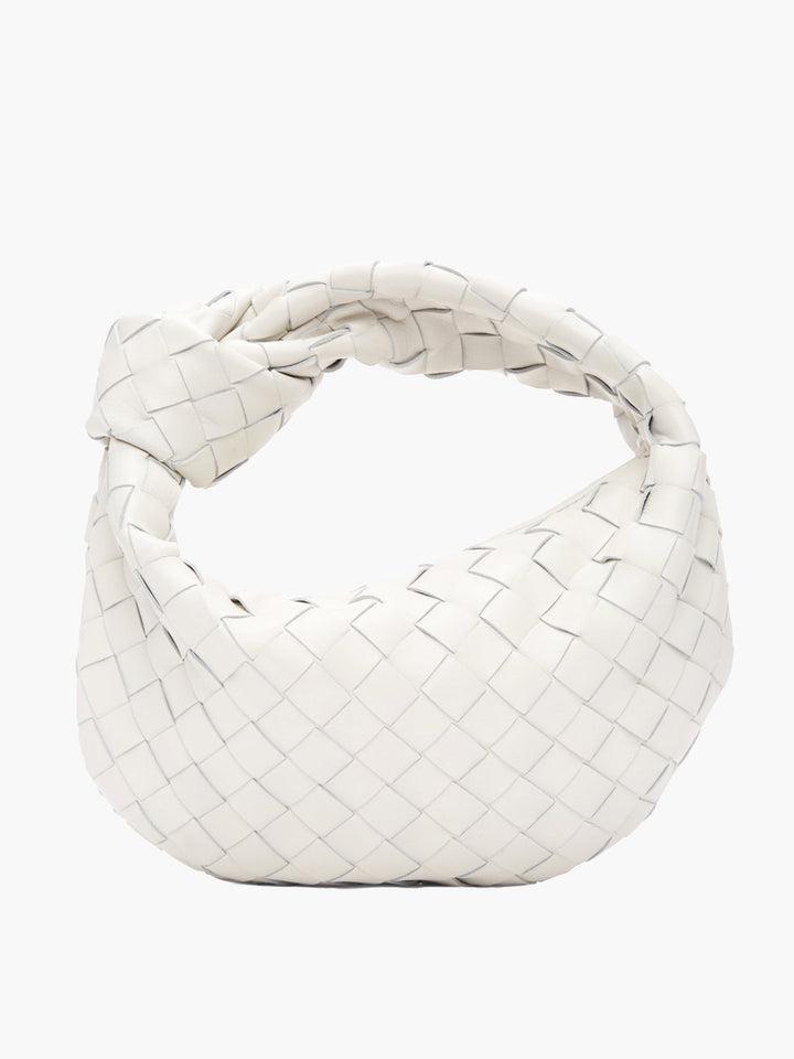 Authentieke handgeweven dames minitas, uniek accessoire met karakter en stijl.