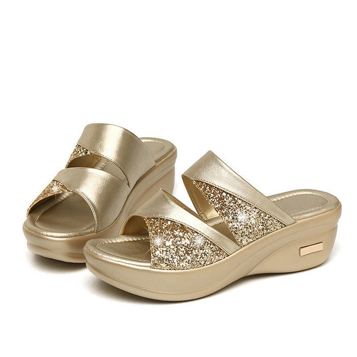 Slipvaste dames orthopedische sandalen, perfecte comfort schoenen voor actieve zomerse dagen met goede ondersteuning.