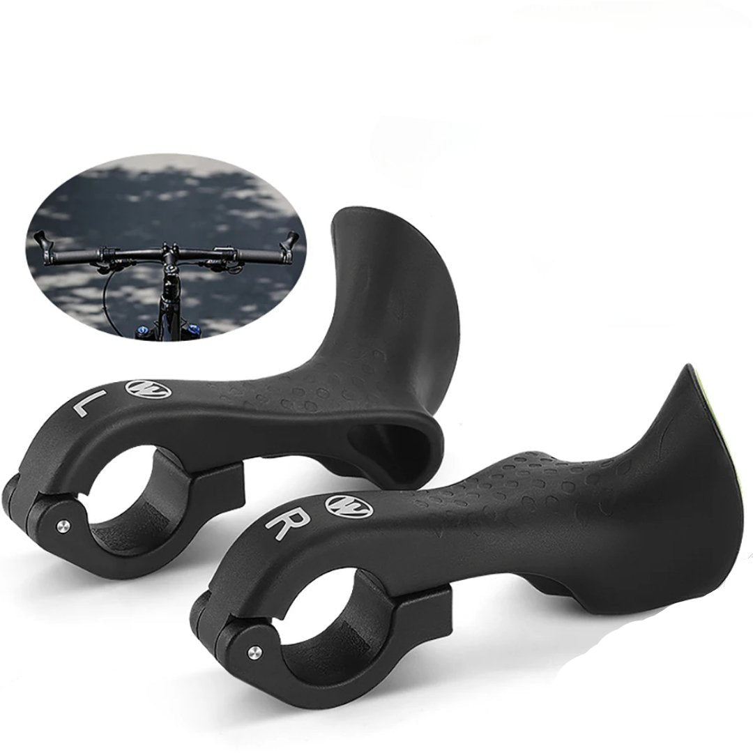 Ergonomische fietsgrepen voor pijnvrij fietscomfort en verbeterde antislip grip op elk fietsstuur, ideaal voor lange fietstochten.