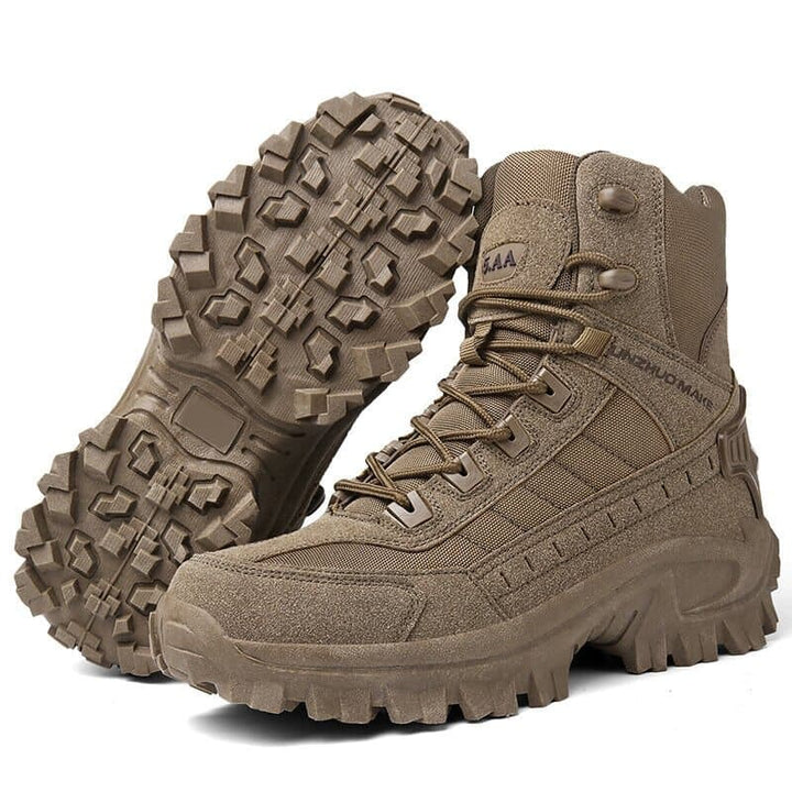 Groene waterdichte heren werkschoenen, bieden ultiem comfort en bescherming op de werkvloer.