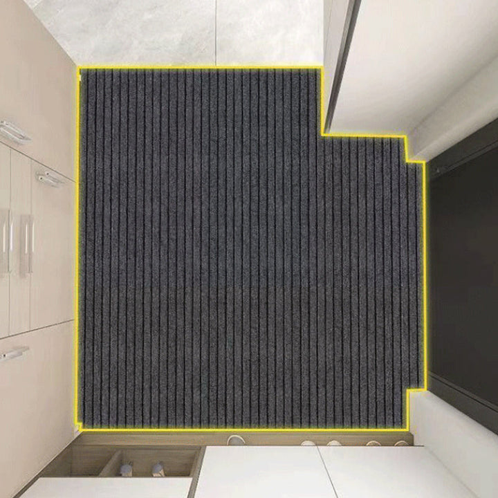 Modern gestreept antislip vloerkleed, verrijkt interieur. Wasbaar & vetbestendig. Voegt veiligheid toe.