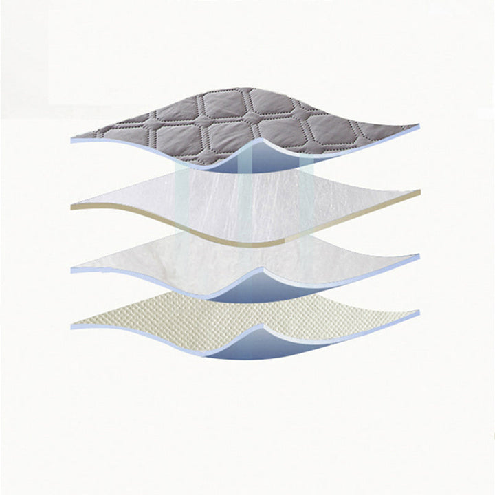 Zachte, waterdichte matrasbeschermer met vulling, perfect voor een comfortabele nachtrust en hygiëne.