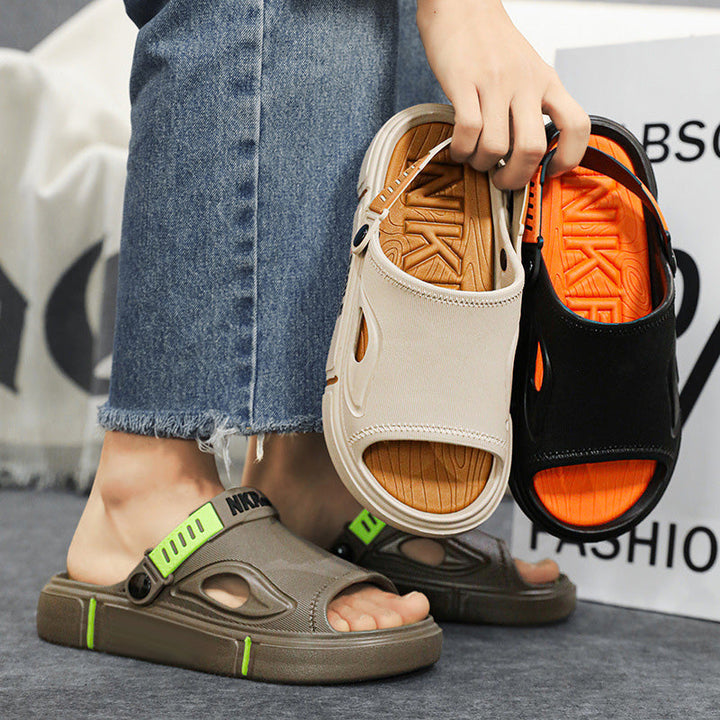 Heren antislip strandsandalen Rafael, comfortabel en stijlvol voor strand en zwembad, met stevige zool.