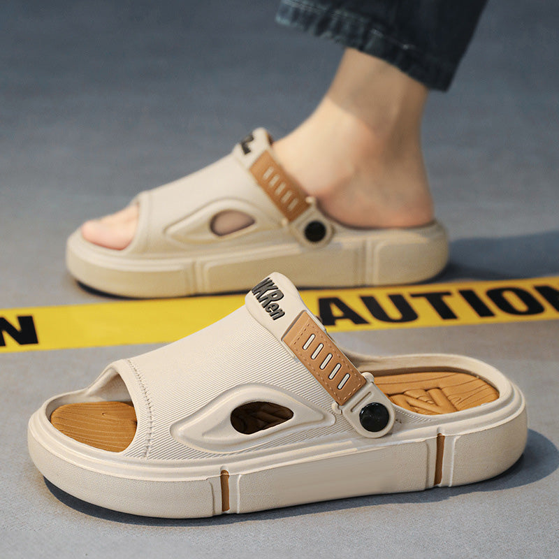Heren antislip sandalen, perfect als zwembadschoenen en voor casual gebruik, met een modern design.