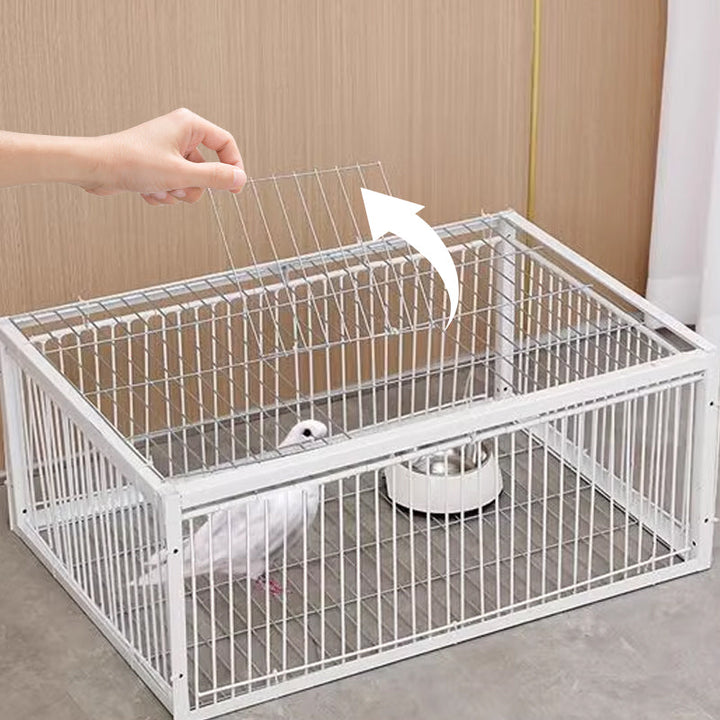 Veilige diervriendelijke vogelval met terugslagbeveiliging voor effectieve plaagdierbeheersing in landbouw.