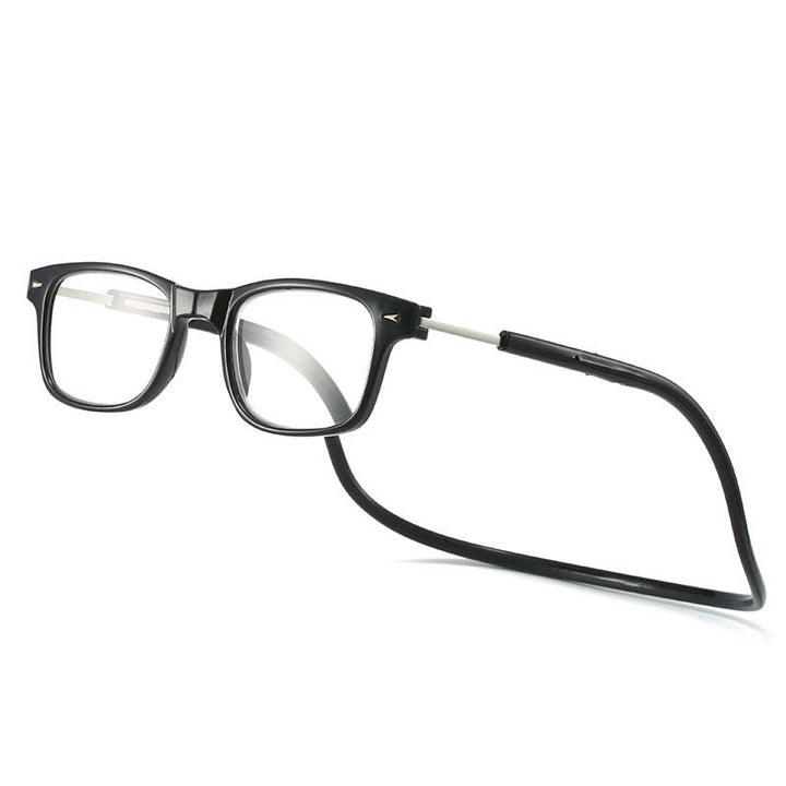 Unisex magnetische leesbril met blauw lichtfilter, altijd binnen handbereik, comfortabel om te dragen.