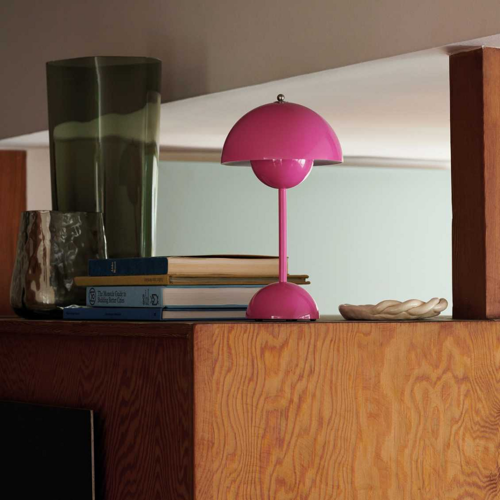 Aurora wonen LunarGlow LED tafellamp, dimbaar, touchbediening, design sfeerverlichting voor interieur.