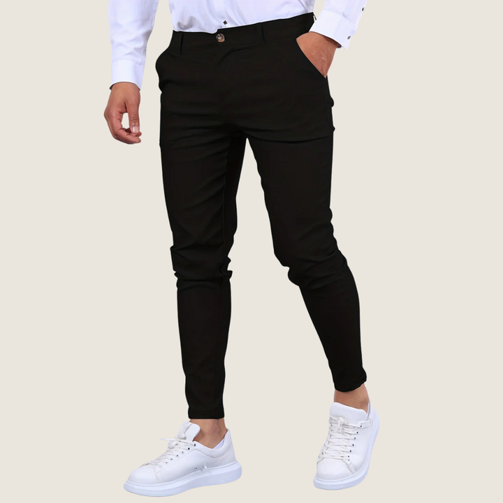 Moderne heren enkelbroek, skinny fit en slim gesneden. Ideaal voor zowel zakelijke als casual gelegenheden.