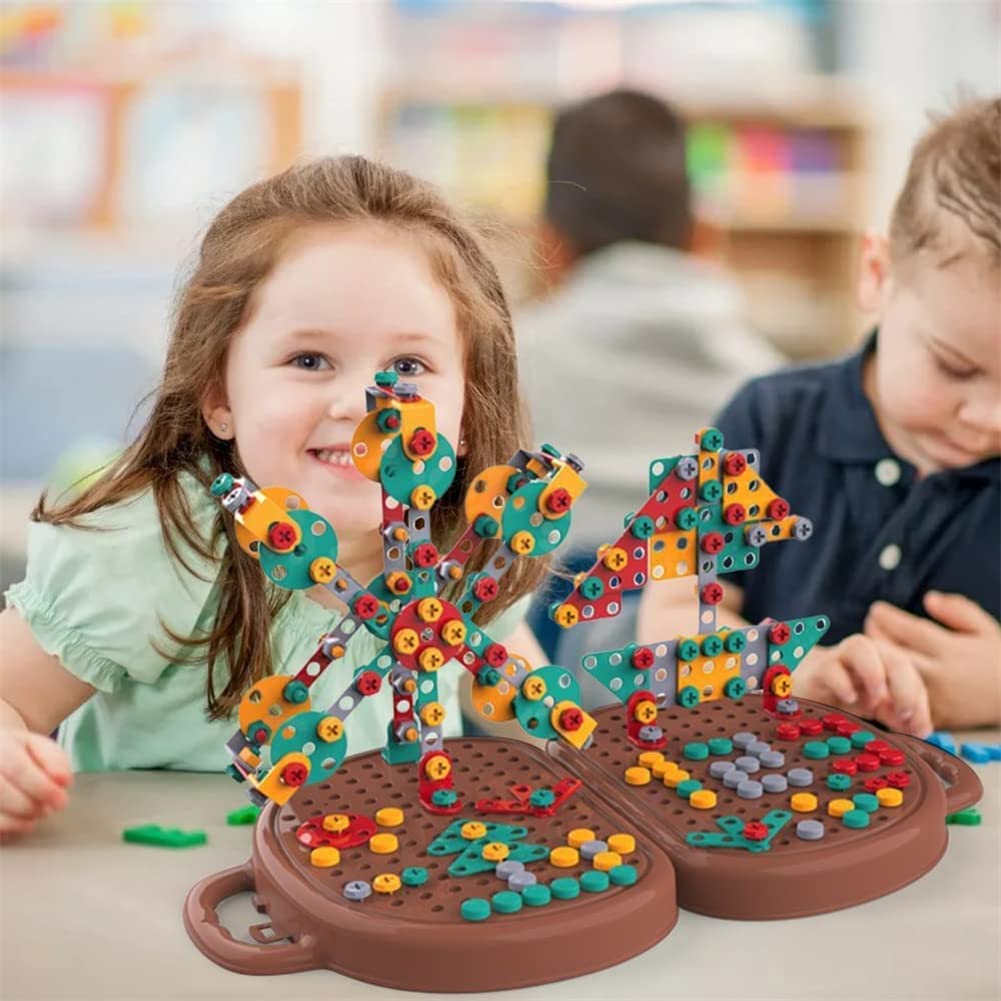 "STEM Electric bouwset met 203-delige boorset in kleurig ABS-plastic voor creatieve technische speelervaringen"
