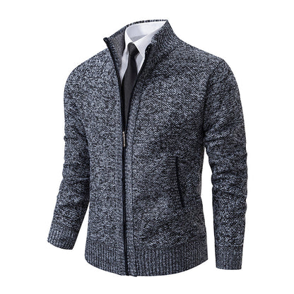 "Stijlvol Connor herenvest, tijdloos en comfortabel, elegante geribde kraag en manchetten, zacht ademend materiaal."