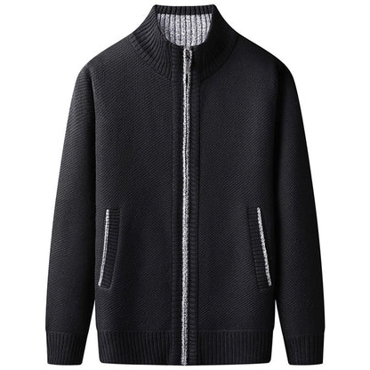 "Stijlvol donkergrijs WAYLON zomer vest met rits voor heren in hoogwaardige fleece, trendy en comfortabel voor elke dag."