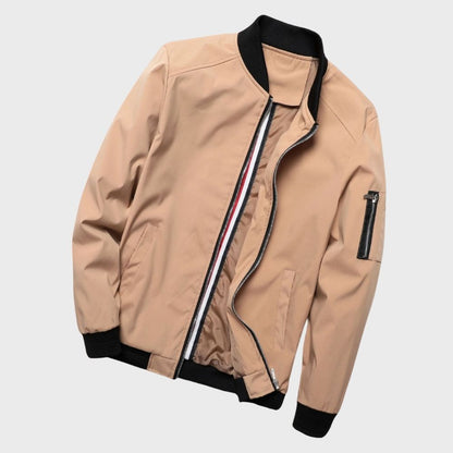 Stijlvol Finn bomberjack heren, regular fit, katoenmix, tijdloos design, diverse kleuren, ideaal voor elke gelegenheid.