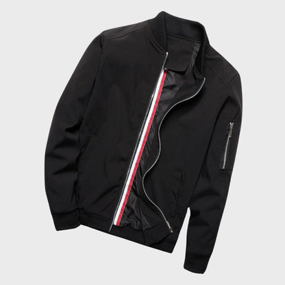 Stijlvol Finn bomberjack heren, regular fit, katoenmix, tijdloos design, diverse kleuren, ideaal voor elke gelegenheid.