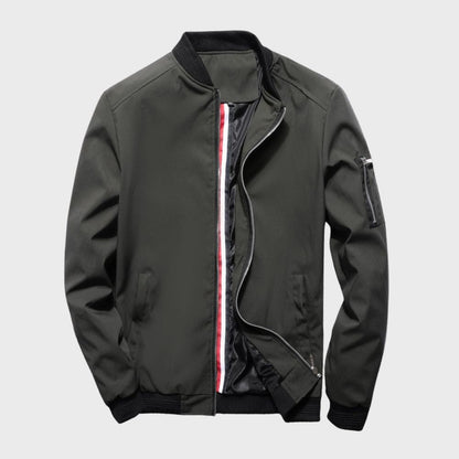 Stijlvol Finn bomberjack heren, regular fit, katoenmix, tijdloos design, diverse kleuren, ideaal voor elke gelegenheid.