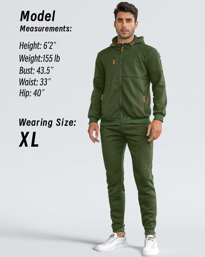 "Stijlvol Jamie trainingspak heren: ademend, grijs/slim-fit pullover en broek, ideaal voor sport en casual wear."