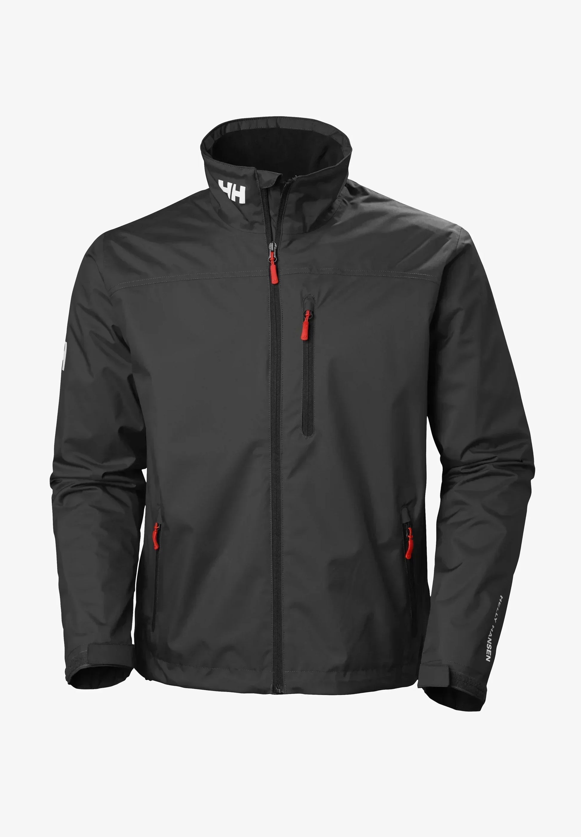 "Stijlvol outdoor jack wind- en waterdicht, marineblauw met fleece voering voor warmte en comfort tijdens avonturen."