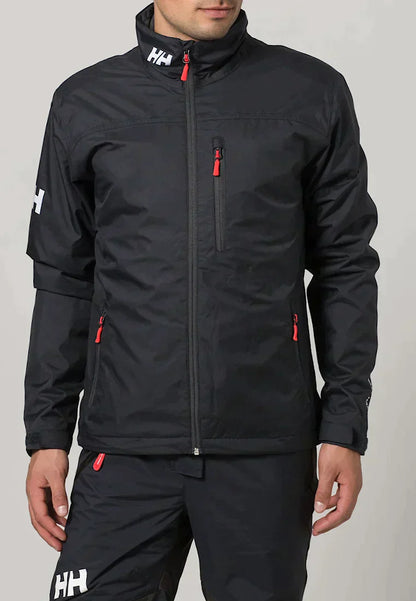 "Stijlvol outdoor jack wind- en waterdicht, marineblauw met fleece voering voor warmte en comfort tijdens avonturen."