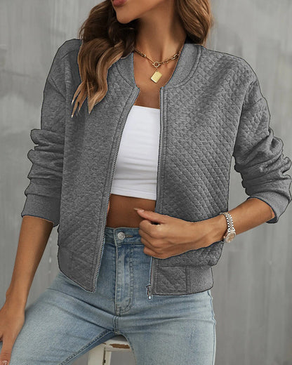 Stijlvol zomer bomberjack dames, lichtgewicht, comfortabel, modern design, ideaal voor koelere avonden, veelzijdig te combine