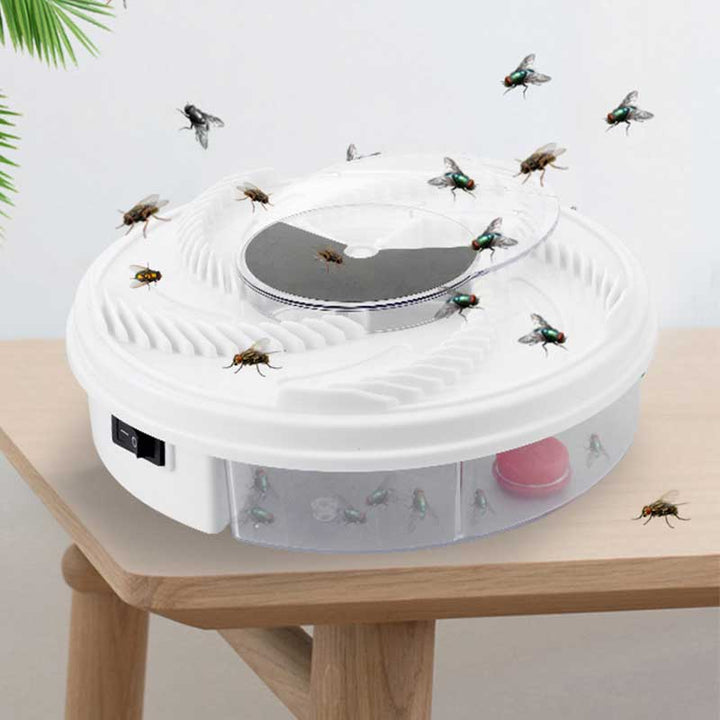 Elektrische vliegenvanger met USB-aansluiting. Stil en milieuvriendelijke insectenval voor binnenhuis ongediertebestrijding.