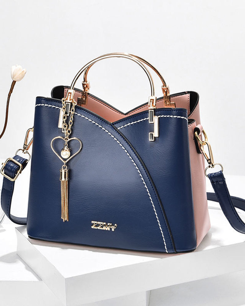 Elegante PU leren schoudertas voor dames, ideaal voor een modieuze look. Ruim en comfortabel.