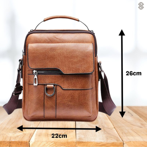 Functionele en elegante leren handtas voor vrouwen. Ruim en stijlvol design voor dagelijks gebruik.