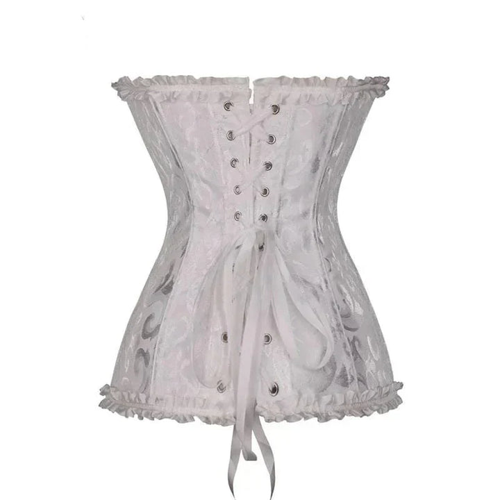 Elegant dames kanten bustier, strapless ontwerp, perfect voor onder feestkleding of als lingerie.