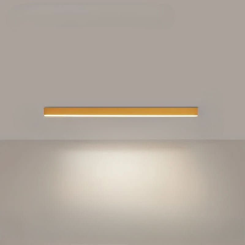 Koudwit licht LED plafondlamp, modern aluminium design voor kantoor of keuken.
