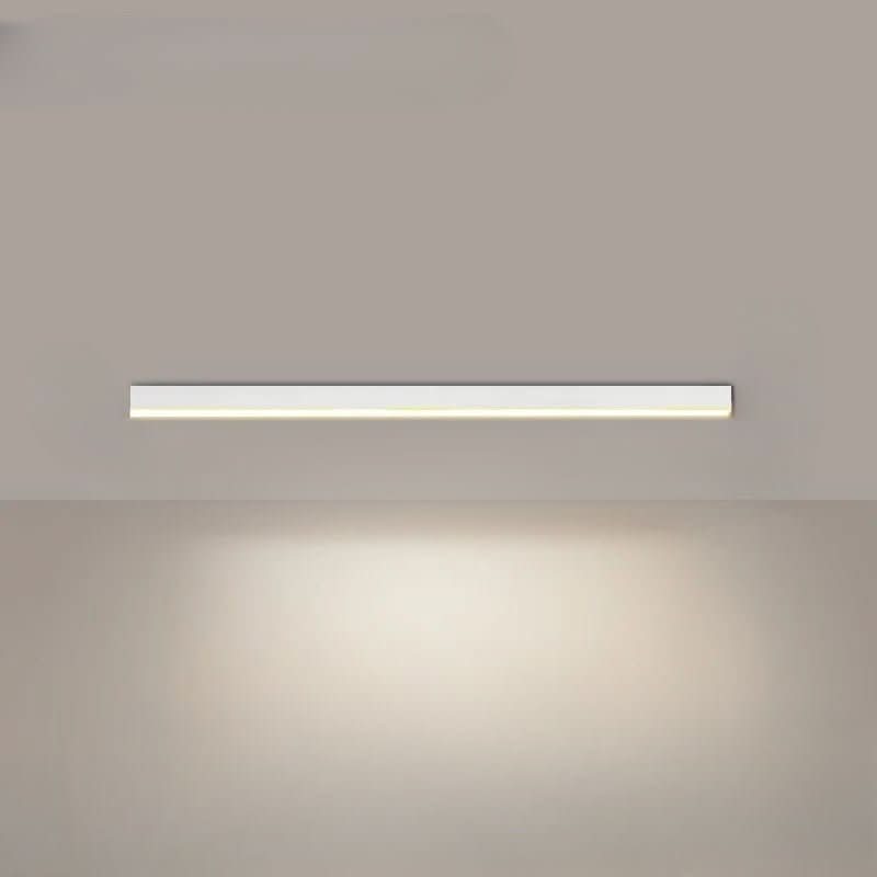 Clean-line LED plafondlamp, minimalistisch en modern, perfect voor strakke Scandinavische interieurs.