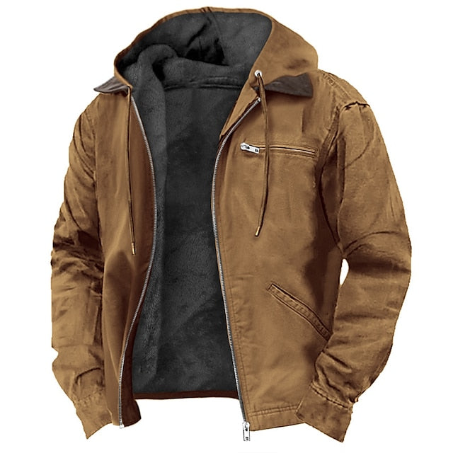 Heren outdoor jas Noah in tijdloze stijl, weerbestendig en functioneel voor elk avontuur.