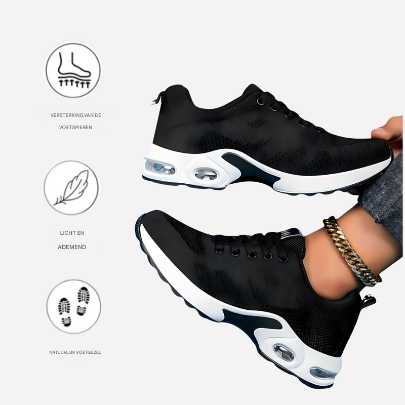 Unisex ergonomische schoenen met ademend bovenwerk, bieden comfort en pijnverlichting voor dagelijks gebruik.