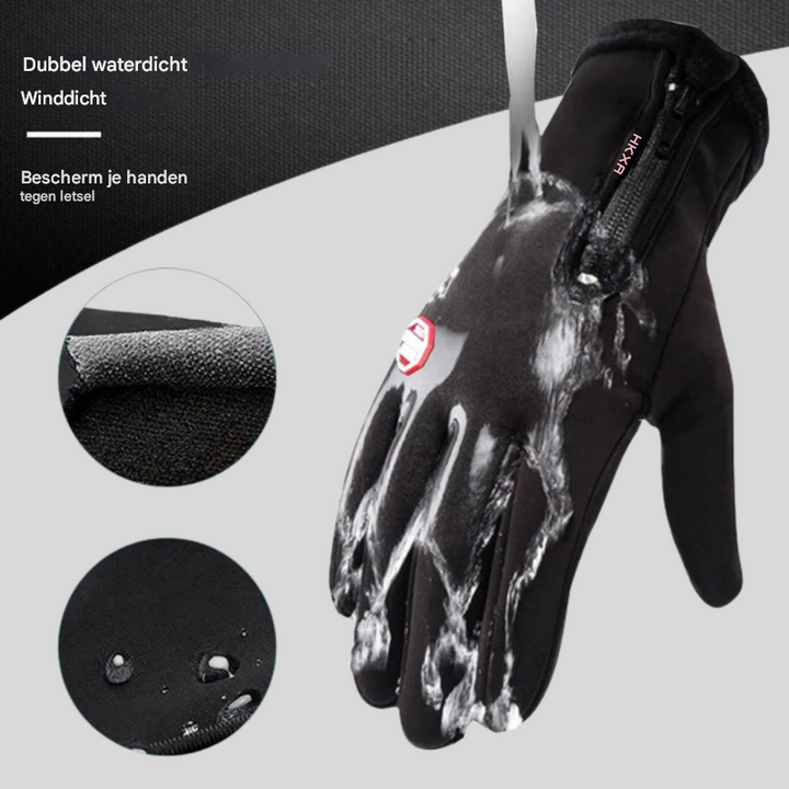 Thermische unisex sporthandschoenen met touchscreen-functie, perfect voor fietsen, skiën en andere wintersporten.