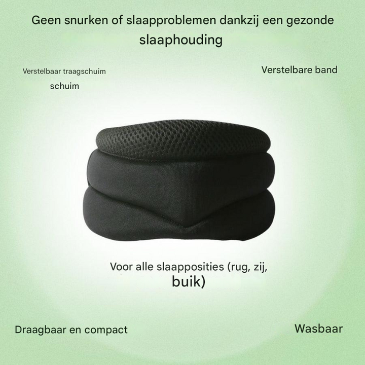 Ergonomische nekondersteuning voor optimaal comfort en pijnverlichting. Een gezonde oplossing voor dagelijks welzijn.