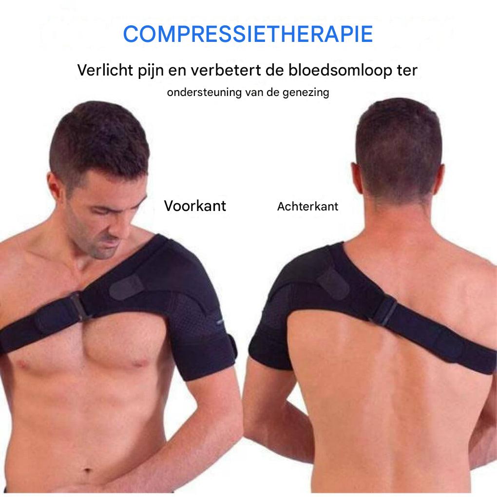 Comfortabele orthopedische schouderbrace ter ondersteuning van het schoudergewricht bij pijn en tijdens revalidatie.