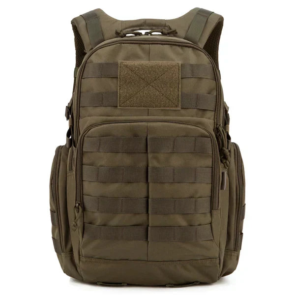 Unisex outdoor rugzak (25L); waterafstotend en duurzaam voor wandelen, kamperen en avontuur. Tactisch.