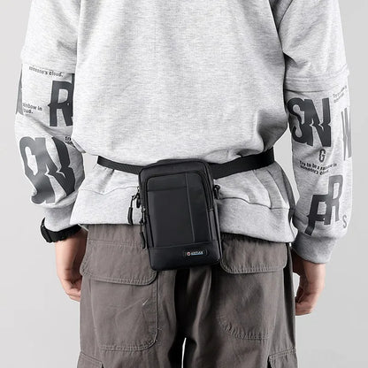 "Tactische heren crossbody tas, robuust ontwerp met meerdere opbergvakken, verstelbare riem, ideaal voor dagelijks gebruik."