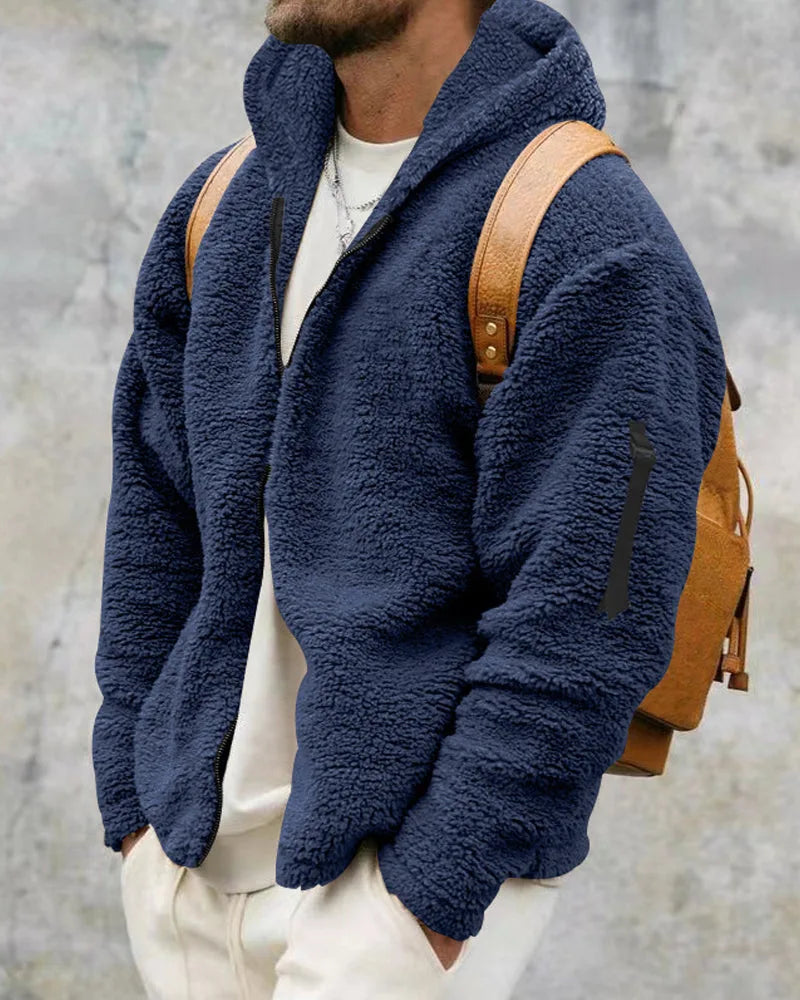 Casual heren bomberjack met capuchon en oversized pasvorm, comfortabel voor dagelijks gebruik in de herfst.