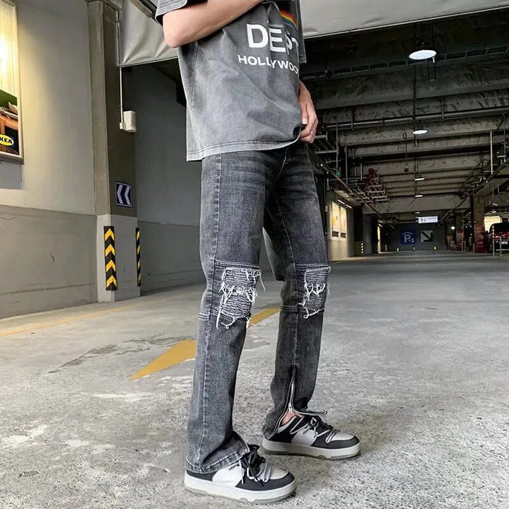 Deze stijlvolle blauwe herenjeans is comfortabel en veelzijdig. Perfect als casualbroek voor dagelijkse herenmode.