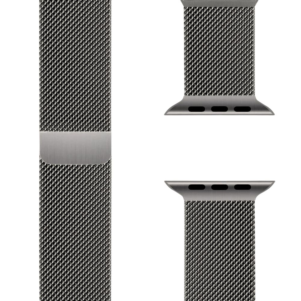 Robuust en elegant Milanese Apple Watch armband, SteelFlex RVS, unisex, flexibel en verstelbaar.