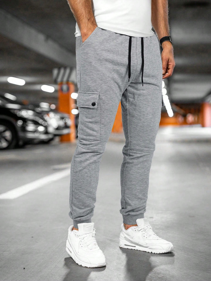 Stijlvolle heren cropped joggingbroek voor het najaar. Trendy casual mode met praktische zakken.