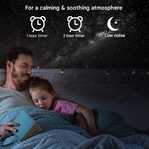 Orion 13-in-1 galaxy projector creëert dynamische sterrenhemel en melkweg; perfecte sfeerverlichting voor elke ruimte.