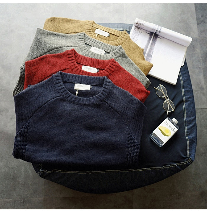 Comfortabele heren Sven trui met ronde hals, perfect voor een casual winteroutfit en herenkleding.